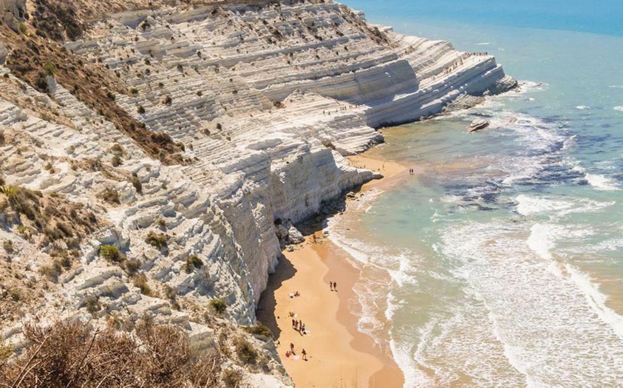 Scala Dei Turchi Luxury Home Realmonte Bagian luar foto